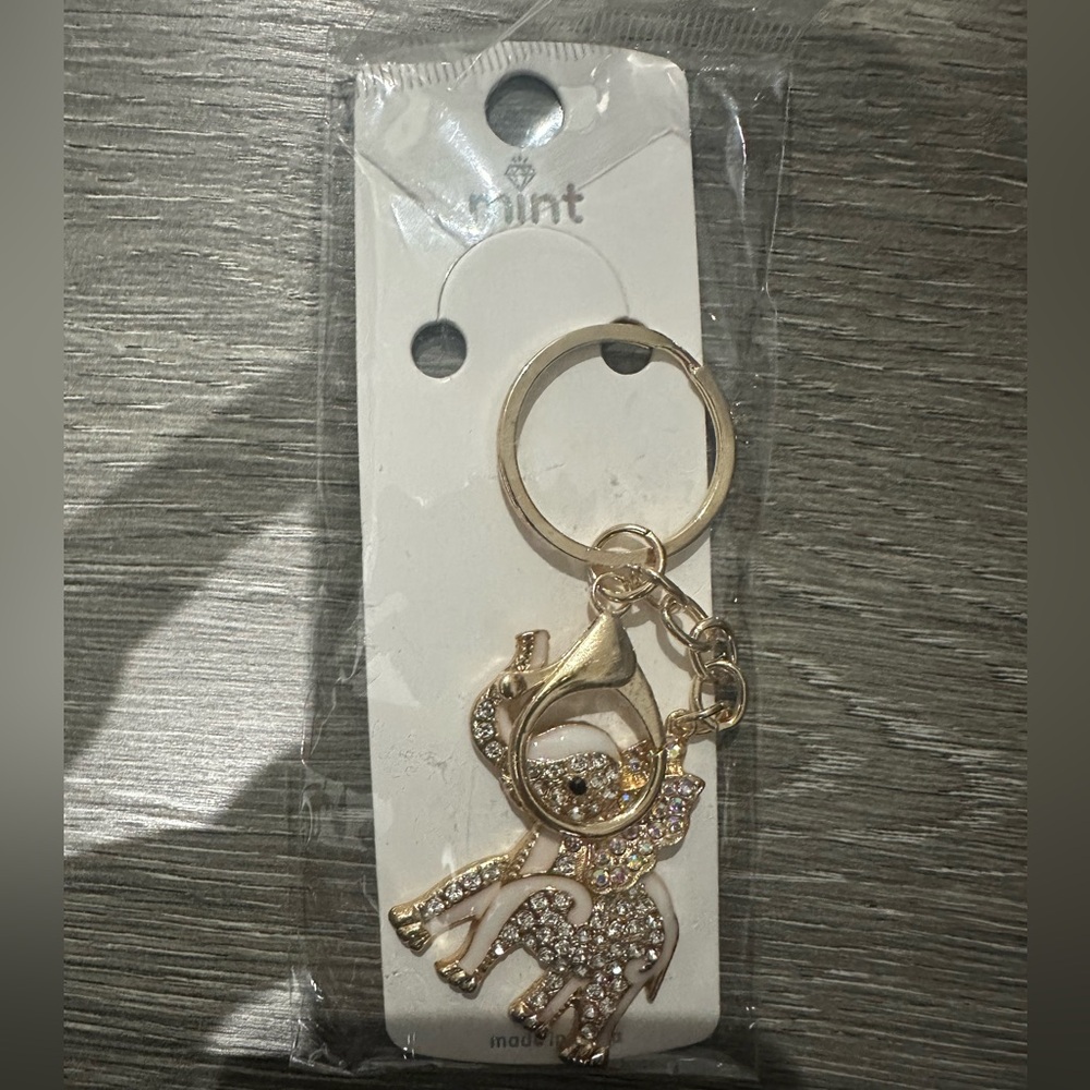 Elephant bag charm / key chain